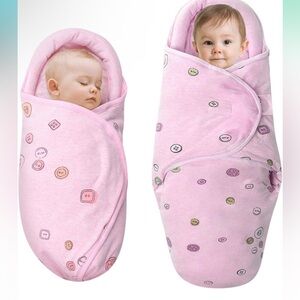 Baby Swaddle Blankets for Girls, Skin Friendly Wearable Swaddle Sleep Sack‎
